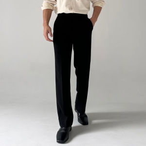 DAVID&ME | Stylish Iron-Free Easy-to-Match Slim Fit Trousers Straight Leg Dress Pants