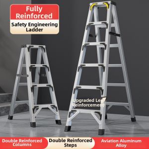 New Heavy-duty Adjustable Ladder Home Use