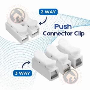 Push Connectors Clip Electrical Cable Clamp Terminal for LED Strip Light Wire Cable Connector Penyambung Wayar Lampu