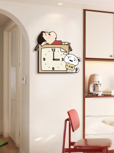 นาฬิกาติดผนังรูปตุ๊กตาการ์ตูน นาฬิกาตั้งโต๊ะแบบเรียบง่ายและโมดอล ตกแต่งห้องเด็ก ห้องนั่งเล่น ห้องนอน ผนัง นาฬิกาติดผนัง