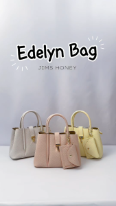 Jims Honey - Edelyn Bag - Tas Selempang Wanita - Tas Bahu wanita - Tas Wanita Terbaru - Tas Kulit Import