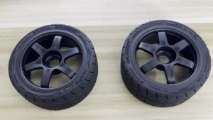 4 Bánh Xe Cao Su 110x42mm Cho Xe RC 1/7 1/8 WRC Rally KM FSR KKPIT MJX ZD - Phụ Kiện Thay Thế