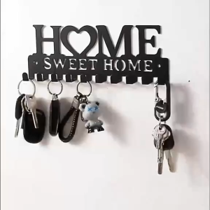 sn.078 1Pc Wall Mounted Sweet Home Decorative Key Holder Creative For Front Door