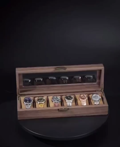 3/6/10/12 Slot Wood Watch Storage Box Dust Proof Glass Lid  High-Quality Organizer for Watches Jewelry Bracelets