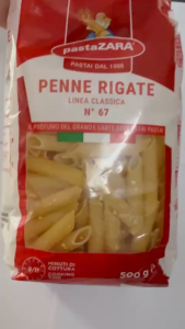 Nui Ý Ống Xéo Số 67 Pasta Zara - 500g/túi nhập khẩu Ý