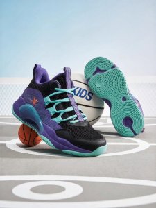 XTEP | Breathable Mesh Basketball Shoes For Children