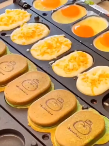 3000W Electric Egg Burger Waffle Maker - 6-in-1 Cake/Hamburger/Wheel Cake Machine