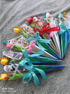 Buket Simple hari Guru /Buket Wisuda simple