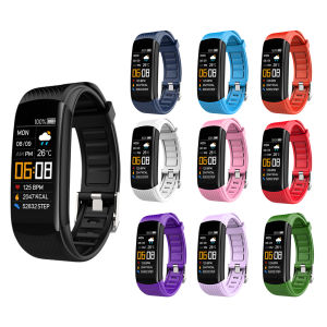 [Momodining]Professional Electronic Fitness Watch with Color Screen Step Counter and Heart Rate Monitoring