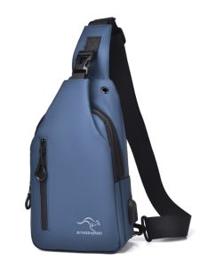 กระเป๋าคาดหน้าอกผู้ชายแบบสะพายข้างกันน้ำแฟชั่น กระเป๋าสะพายไหล่ข้างเดียวสไตล์ย้อนยุค กระเป๋าเป้สะพายหลังผ้าไนลอน กระเป๋าคาดหน้าอกแบบทรงสี่เหลี่ยมตั้ง