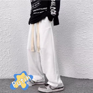 Celana Panjang Pria Polos Wafel Celana kasual pria korea Celana panjang pria dewasa terbaru 2025 Celana Panjang Pria Jumbo celana panjang pria kaki lebar Celana Kaki Lurus Pria ankle pants pria Promosi M-3XL