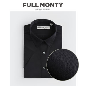 Wrinkle-Resistant Elastic Thin Short Sleeve Shirt