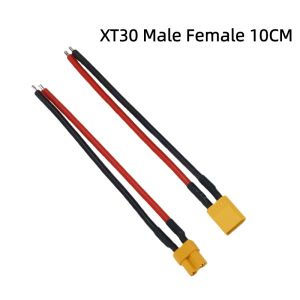 XT30 Battery Male Female Connector Plug with 10cm 16AWG Silicone Wire Cable For RC Airplane Lipo Battery ESC FPV Drone