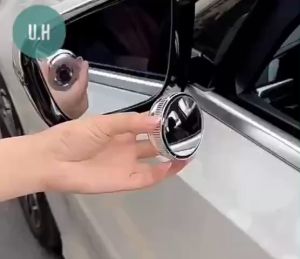 Cặp 2 gương Cầu Lồi Xoay 360 Độ Xóa Điểm MùSử Dụng Đế Hít Chân Không Tăng Góc Nhìn Quan Sát Hiệu Quả.