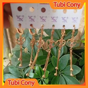 Bông tai nữ ysx tua dài trái tim B203-91-DX2 Tubi Cony- Bảo hành lên tới 3 tháng - Hàng quốc tế