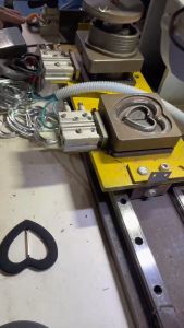 Đai bọc vải hình Tim 4cm