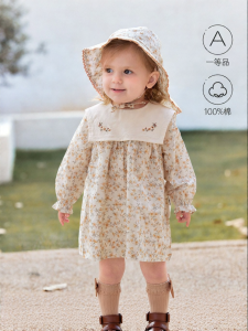 babylove | Cotton Floral Design Baby Girls Dress