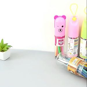 Ready Stock Student Set Creative Washable Water Colour Art Marker Pen 12pcs Painting School Sekolah Warna Art Pen颜色笔