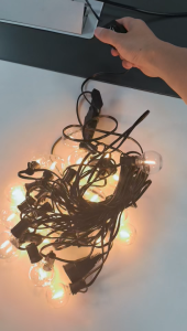Fimilo 50 FT String Lights Warm White Dimmable Outdoor Patio Dining Decorative Bulbs