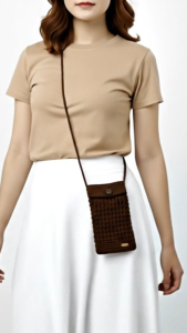 Tas Hp Rajut - Dompet Hp Rajut - Tas Selempang Wanita