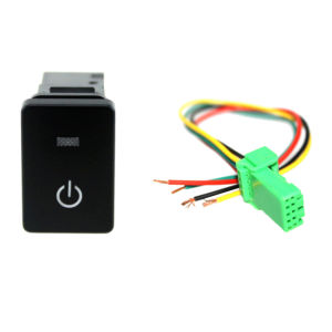 Dovewill Car 12V Push Button Switch with Starting Pattern for Toyota Camry