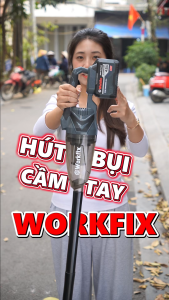 Máy Hút Bụi Gia Đình WORKFIX WF-VC01BL Không Chổi Than Lực Hút Tối Đa 10kPA Công Suất 300w