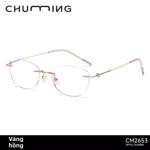 Chuming | Kính Mát Siêu Nhẹ Không Viền Chống Ánh Sáng Xanh Vành Titanium