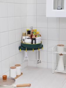 ( BISA COD ) PROMO Rak Sudut Kamar Mandi / Minimalis Sudut Putaran 360° / RAK DAPUR / RAK PUTAR