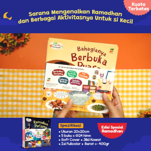 (Isi 5 Buku dan Bonus) Seri Ramadhan Pertamaku - Buku Aktivitas Ramadhan Anak 3+ - Ziyadbooks