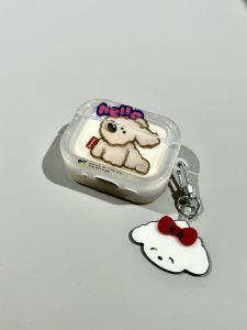 Dog Patterned Protective Case for Airpods pro 3 Airpods 4 Apple Earphones Bluetooth Protection Shell Soft IMD Crafted Trendy Cool