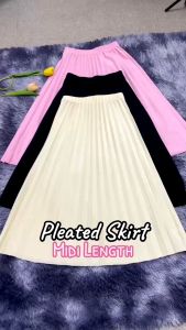 Jass Store High Waist Pleated Skirt Fully Gartered Waist That Can Fit From 24-28 9801