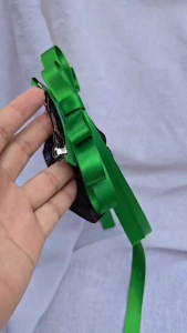 เน็ตผม โบว์เน็ตผม ชิ้นเล็กขนาดกำลังดีไม่เกะกะ ติดด้วยกิ๊บสปริง ผลิตจากริบบิ้นขนาดริบบิ้นครึ่งนิ้ว งานสวยมาก พร้อมส่ง