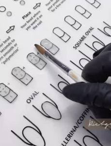 Alas Silikon Untuk Latihan Nail Art Practice Alas Nail Art Alas Manicure