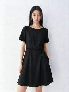 PEACEBIRD | Slimming A-Line Dress