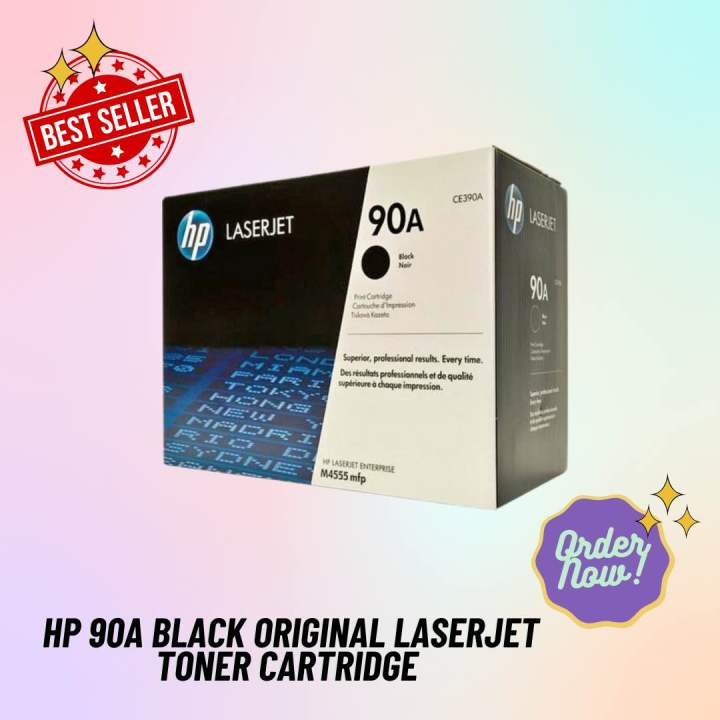 HP 90A Black Original LaserJet Toner Cartridge (CE390A) | Lazada PH