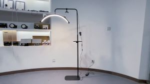 Eyelash Extension Lamp Facial lamp Lash Extensions Led Floor Lamp Beauty Half Moon Light With Stand 40W/50W