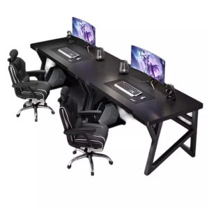 Double Computer Desk Couples Side by Side Gaming Desk Simple Modern Office Work Mobile Home Bedroom Computer Table