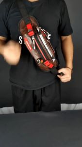 Tas Selempang Kulit PU Polo Prostar Tas Pinggang Multi fungsi Waistbag Waterproof Pria Wanita