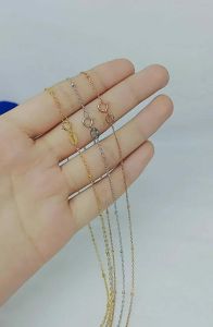 kalung rantai jedar+liontin tusuk bulat kecil mp/perak asli silver 925 lapis emas/perhiasan fashion wanita terbaru