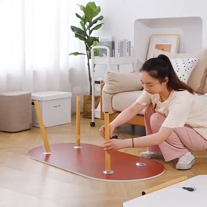 Simple Modern Living Room Tea Table: A Multi-functional Center Table for Small Apartments