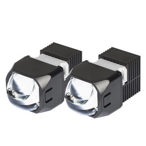 Upgraded Retrofit Matrix LED Dual Light Lenses Headlight 6 Close 14 Far