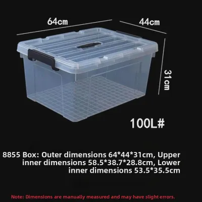 SHANNAIER | Transparent Large Thick Storage Box
