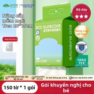 ECO SURECARE | Băng Vệ Sinh Mặt Cho Bé Da Dễ Dị ứng 150 Miếng