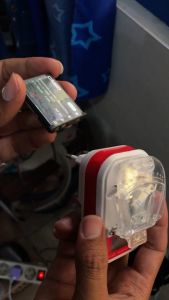 Dekstop LCD Lampu Charger Kodok Jepit Pro Cell Charger Baterai Universal Handphone Kabel