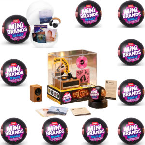 Bandai | ZURU MINI BRANDS Mini Vinyl Record Player Blind Box Micro Model Surprise Ball Toy Blind Box Toys