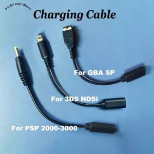 Cáp Sạc Nguồn Type-C Cho PSP 2000 3000 GBA SP 3DS NDSi Máy Chơi Game Dây Sạc Có Thể Tái Sử Dụng Với USB