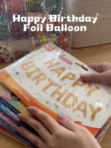 16 Inch Happy Birthday Foil Balloon Decoration for Celebration Birthday Anniversary Party and Event Belon