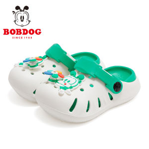 Bobdog Childrens Slippers 2024 Summer Indoor Clog Shoes for Boys And Girls Toddler Cotton Slippers Comfortable Breathable