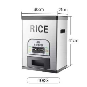 JD JINDIN Stainless Rice Bucket Storage Household Automatic Rice Cylinder Insect-proof Moisture-proof