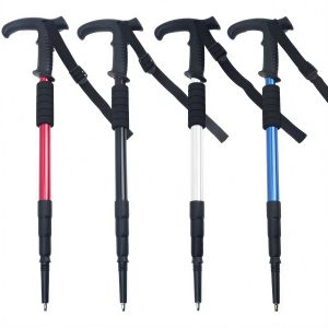 Lightweight Hiking Sticks Designed to Be Flexible Perfect for Trekking And Travel Heavy-Duty Aluminum Alloy Trekking Poles - Adjustable Length Outdoor Walking Stick